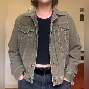 american eagle brown corduroy jacket.